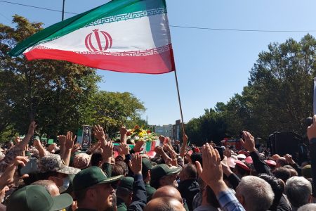 پیکر شهید مدافع امنیت در تبریز تشییع شد