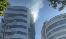 مهار آتش در سایه برج‌های تبریز