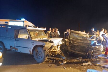 یک فوتی و ۳ مصدوم در تصادف پراید با نیسان در بستان آباد